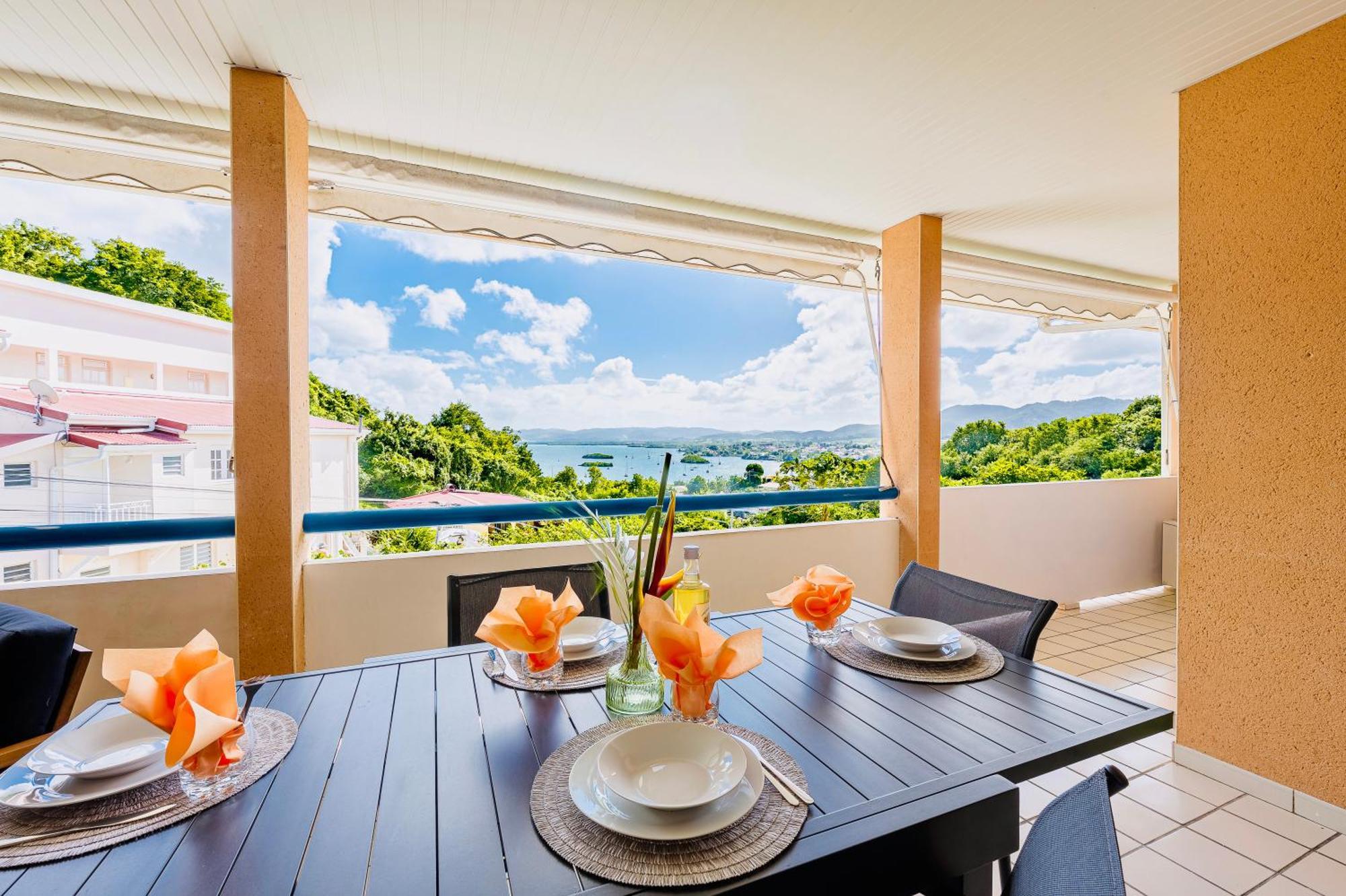 Maison Yole Bleue - Vue Sur Les Trois Ilets Экстерьер фото